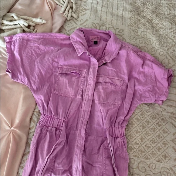 universal thread pink jumpsuit - Picture 2 of 9